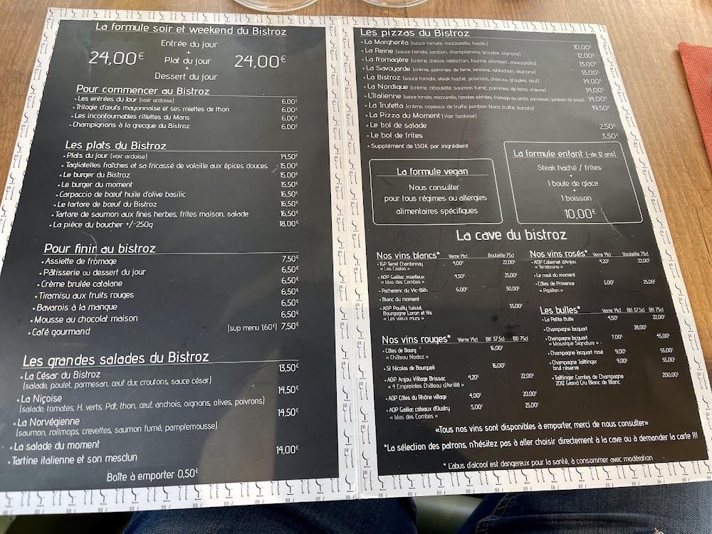 Le Bistroz - Menu Image 2